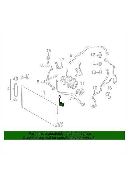 Bmw Mini Clubman R55 R56 R57 R58 R59 R60 R61 2005-2016 Kondenser Montaj Tutucu (Yurt Dışından) modelleri