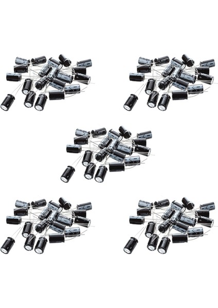 100 Pcs 1000UF 25V 105C Radyal Elektrolitik Kapasitörler Siyah 10X17MM (Yurt Dışından)
