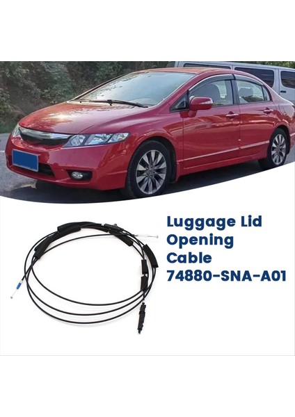 Araba Arka Park Acil Fren Kablosu 74880 SNA-A01 Honda Civic Için 2006-2011 Bagaj Bölmesi Kablosu 74880SNAA01 (Yurt Dışından) modelleri