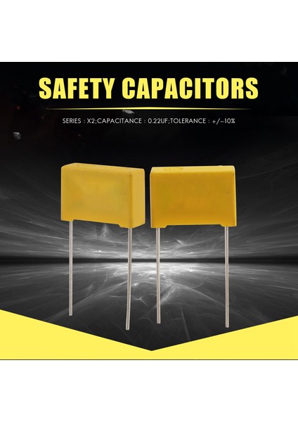 10 Pcs Ac 275V 0 22UF Polipropilen Film Güvenlik Kapasitörleri Mpx (Yurt Dışından) fiyatları