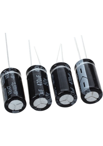 5 x 470UF 50V 105 Celsius Radyal Elektrolitik Kapasitör 10X20MM (Yurt Dışından) fiyatları