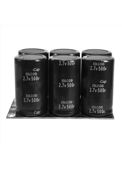 Koruyucu Plaka Kapasitörleri ile Farad Kondansatörü 2 7V 500F (Yurt Dışından)