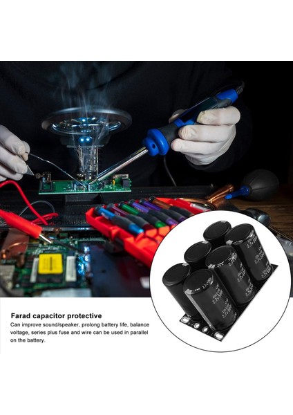 Koruyucu Plaka Kapasitörleri ile Farad Kondansatörü 2 7V 500F (Yurt Dışından) fırsatları