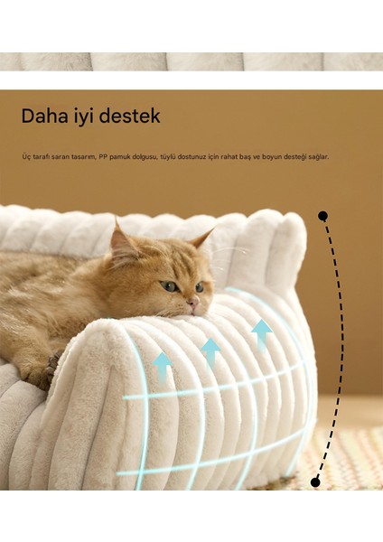 Köpek Evi, Kedi Evi, Tüm Mevsim Evrensel, Çıkarılabilir ve Yıkanılabilir, Kedi Kanepesi, Evcil Hayvan Kedi Yatağı (Yurt Dışından) modelleri