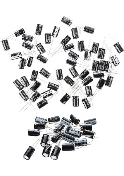 50PCS 35V Elektrolitik Kapasitör 470UF 10 x 17MM 20PCS ile 1000UF 25V 105C Radyal Elektrolitik Kapasitörler Siyah 10X17MM (Yurt Dışından)