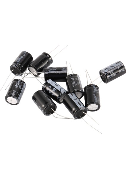 10 Pcs 1000UF 35V Radyal Alüminyum Elektrolitik Kapasitörler 13MM x 21 mm (Yurt Dışından)