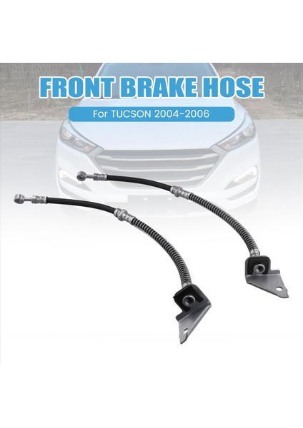 Araba Ön Fren Hortumu Ön Fren Hyundai Tucson Için Otomatik Tüp Hortumu 04-06 587322E000 587312E000 (Yurt Dışından) fırsatları