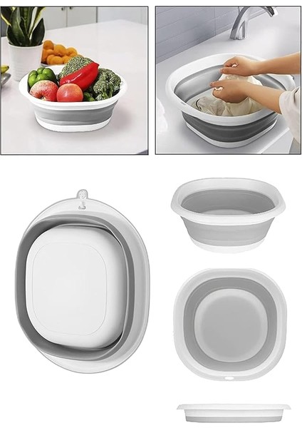 Home Katlanabilir Silikon Badya,akordiyon Plastik Leğen,katlanabilir Leğen (25X25) fiyatları