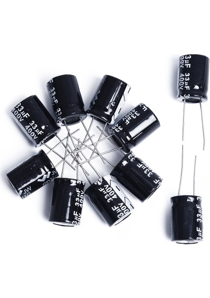 10PCS Kapasitör Elektrolitik Alüminyum 33UF 400V Siyah (Yurt Dışından) fırsatları