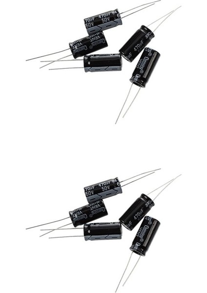 10 x 470UF 50V 105 Celsius Radyal Elektrolitik Kapasitör 10X20MM (Yurt Dışından)