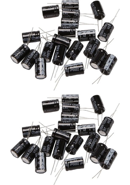 40 Pcs 13X21MM 2200UF 25V Radyal Alüminyum Elektrolitik Kapasitörler (Yurt Dışından)