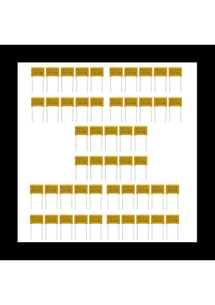 50 Pcs Ac 275V 0 22UF Polipropilen Film Güvenlik Kapasitörleri Mpx (Yurt Dışından)