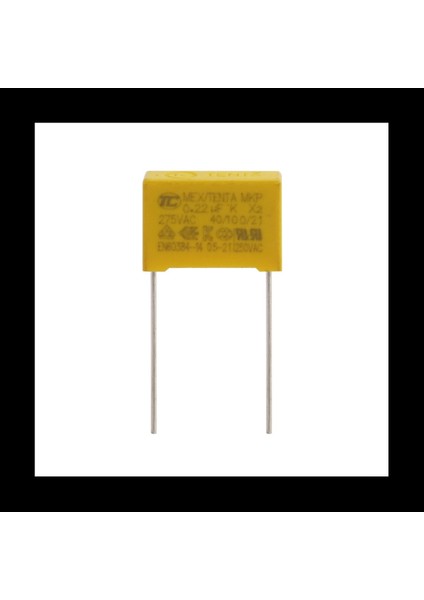 50 Pcs Ac 275V 0 22UF Polipropilen Film Güvenlik Kapasitörleri Mpx (Yurt Dışından) fırsatları