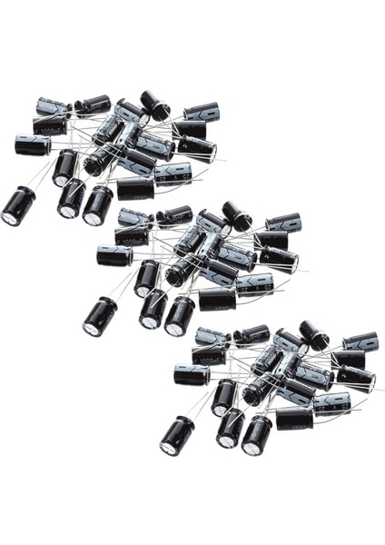 60 Pcs 1000UF 25V 105C Radyal Elektrolitik Kapasitörler Siyah 10X17MM (Yurt Dışından)