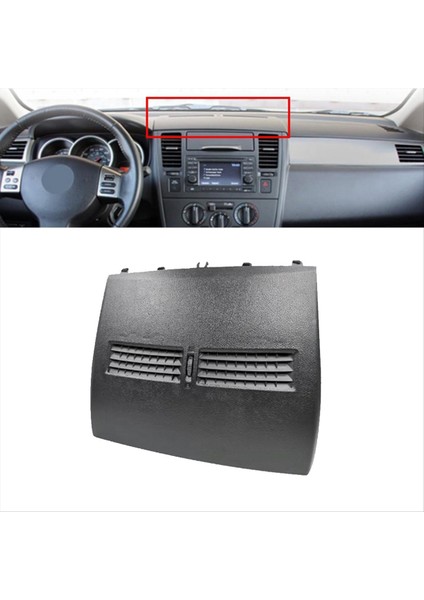 Araba Ön Üst Orta Dash A/c Hava Havalandırma Montajı Için Nissan Versa 2007-2012 C11 Tiida 2005-2011 Siyah (Yurt Dışından) fırsatları