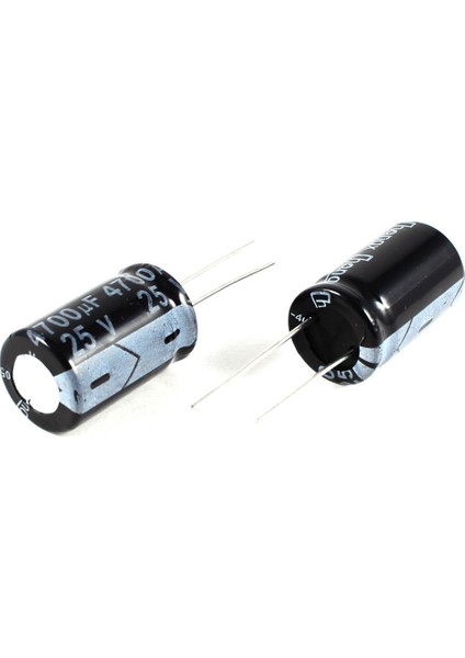 2 Pcs 4700UF 25V 105C Radyal Elektrolitik Kapasitörler Siyah 26X16MM (Yurt Dışından)
