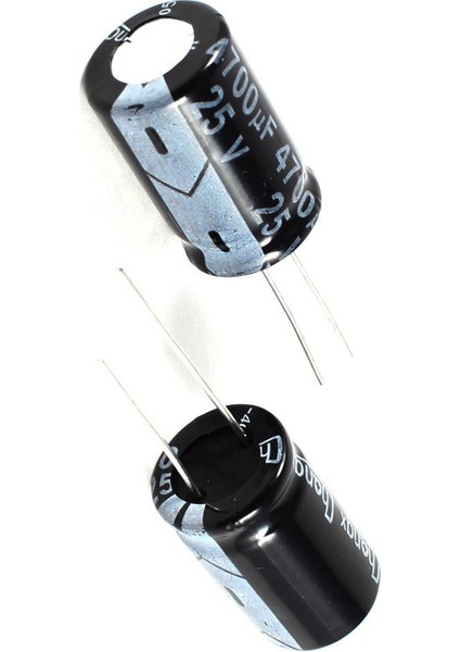2 Pcs 4700UF 25V 105C Radyal Elektrolitik Kapasitörler Siyah 26X16MM (Yurt Dışından) fiyatları