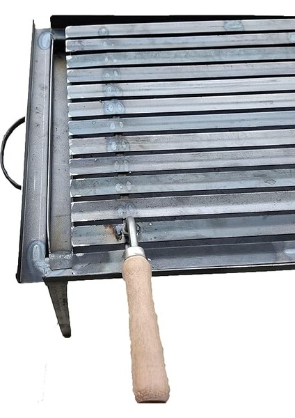 cm Köfteci Izgarası Oluklu Lama Izgaralı Demir Mangal Portatif Katlanır Ayaklı fırsatları