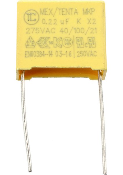 20 Pcs Ac 275V 0 22UF Polipropilen Film Güvenlik Kapasitörleri Mpx (Yurt Dışından) modelleri
