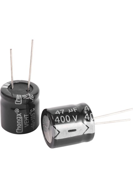5 Pcs 400V 47UF 18 x 20MM Alüminyum Elektrolitik Kapasitör (Yurt Dışından) modelleri
