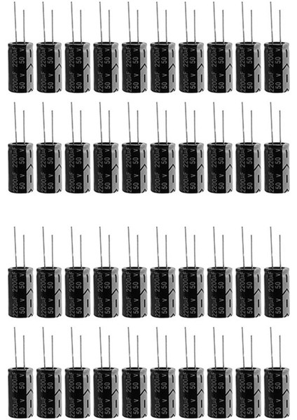 40 Pcs 2200UF 50V 105C Polarize Elektrolitik Kapasitörler 16X31MM (Yurt Dışından)