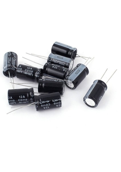 10PCS 25V 2200UF Delik Alüminyum Elektrolitik Kondansatör 13X20MM (Yurt Dışından)