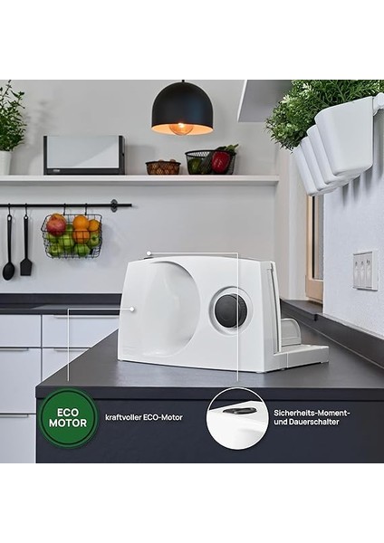 Markant 01 Elektrikli Ev ve Ofis Tipi Gıda Dilimleyici, Eko Motor fırsatları