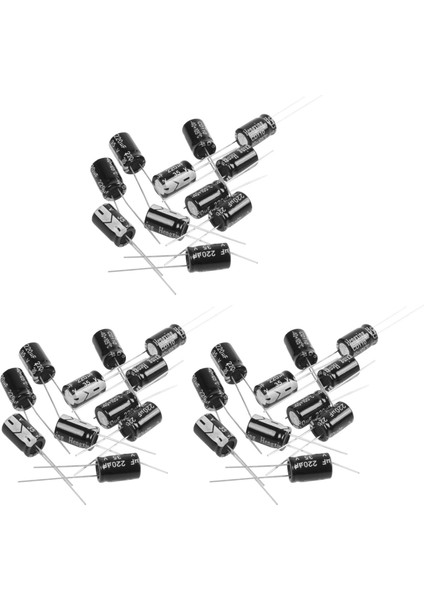 30 x 220UF 35V 105C Radyal Elektrolitik Kapasitör 8X12MM (Yurt Dışından)