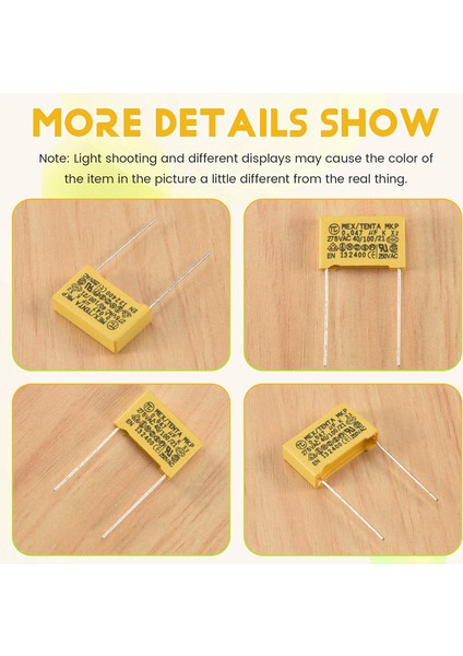 10PCS 250V 47NF 0 047UF% 10 Polipropilen Film Güvenlik Kondansatörü (Yurt Dışından) fırsatları