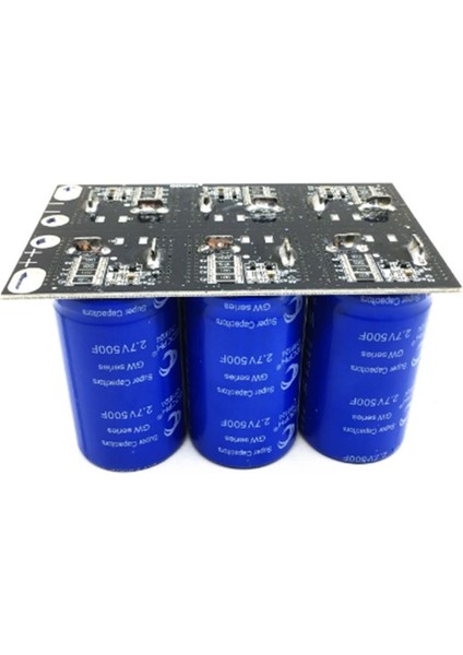Farad Kondansatörü 2 7V 500F 6 Pcs/1 Paket Koruma Plakası ile Süper Kapasitans Otomotiv Kapasitörler (Yurt Dışından) fiyatları