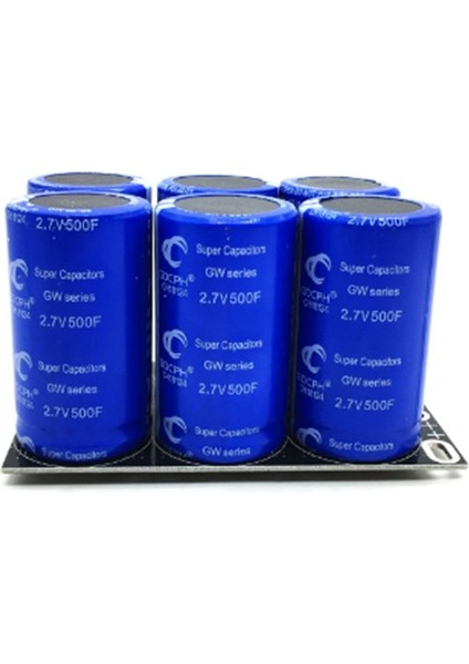 Farad Kondansatörü 2 7V 500F 6 Pcs/1 Paket Koruma Plakası ile Süper Kapasitans Otomotiv Kapasitörler (Yurt Dışından) modelleri