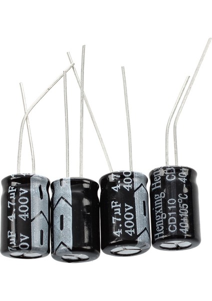 40 x 4 7uf 400V 105C Radyal Elektrolitik Kapasitör 8X12M (Yurt Dışından) fiyatları