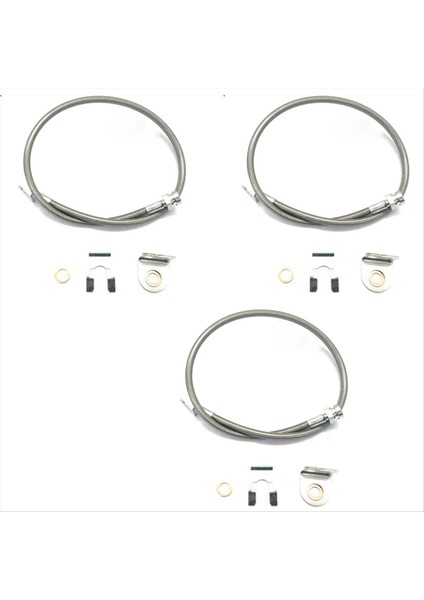 Jeep Wrangler Tj Yj 84-01 Cherokee Xj 87-06 Için Araba Genişletilmiş Paslanmaz Fren Hatları (Yurt Dışından) indirimleri