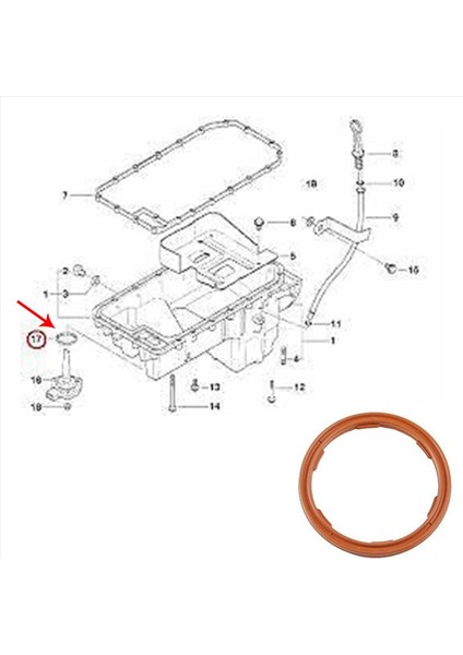 5x For-Bmw E31 E39 E46 E65 323I Z8 Motor Yağ Seviye Sensörü O-Rıng 12611744292 (Yurt Dışından) indirimleri