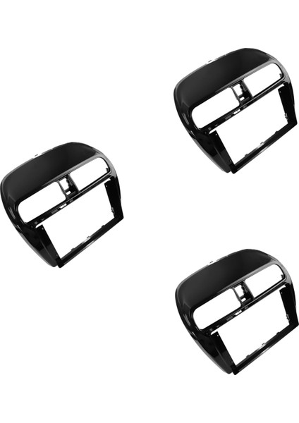 3x Araba Radyosu Fasya Çift 9 Inç Dın Ekranı Gösterge Tablosu Mitsubishi Emir/mirage/uzay 2012-2019 (Yurt Dışından)