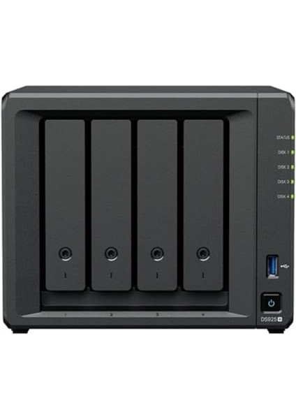 DS925+ 4 Yuvalı Diskstation (9 Bölmeye Kadar), Amd Ryzen V1500B, 4gb Ram fiyatları