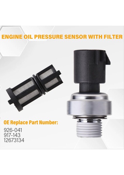 Chevy Buick Cadillac Gmc Araçları Için Filtre 926-040 12677836 ile Motor Yağı Basınç Sensörü 2003-2008 (Yurt Dışından) modelleri