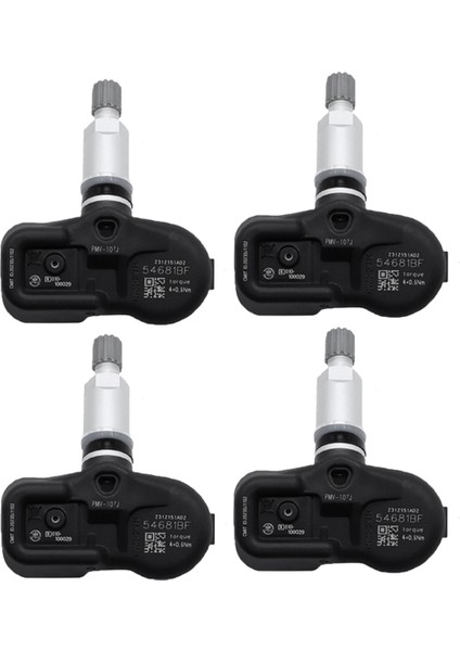 4pcs Araba Tpms Sensör Lastik Basınç Monitörü 42607-33021 Toyota Için 4runner Camry Lexus GS350 ES350 Lastik Basınç Sensörü (Yurt Dışından)