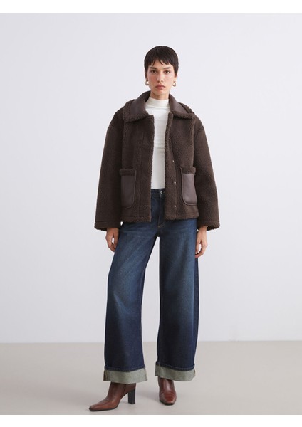 Yeni Sezon Ceket Yaka Kadın Teddy Kaban fiyatları