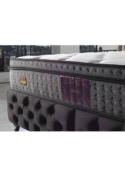 Roma Couple Wick Full Ortopedik Deluxe Yaylı Yatak Beyaz 150 x 200 fırsatları