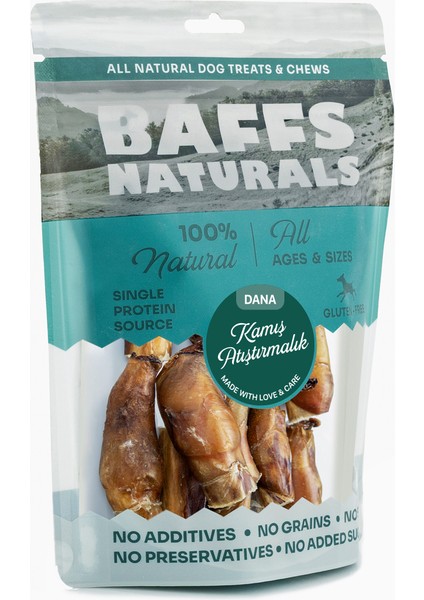Baffs Naturals Dana Kamış Atıştırmalık %100 Doğal Çiğnemelik Köpek Ödül Maması 100 gr modelleri