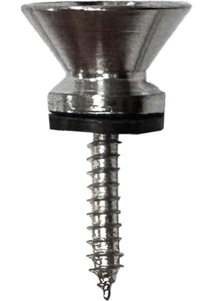 Pm1 Silver Metal Kaliteli Gitar Askı Pimi Omuz Askısı Takmak Için Vida Pim