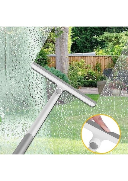 360 Derece Döner Başlıklı Cam Sil Çok Amaçlı Pratik Cam Ayna Fayans Silme Aparatı indirimleri