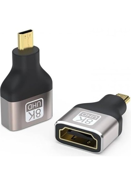 Micro HDMI Çevirici 8k UHD HDMI Micro HDMI Çevirici Cep Telefonlarına Olmaz