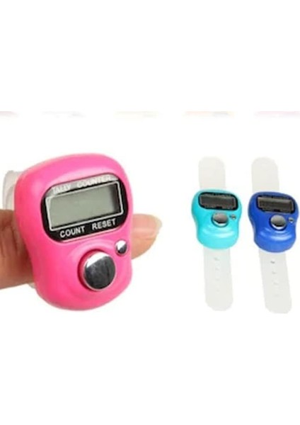 3 Adet Zikirmatik Sayaç Yüzük Tesbih Çekme Salavat ve Zikir Sayacı