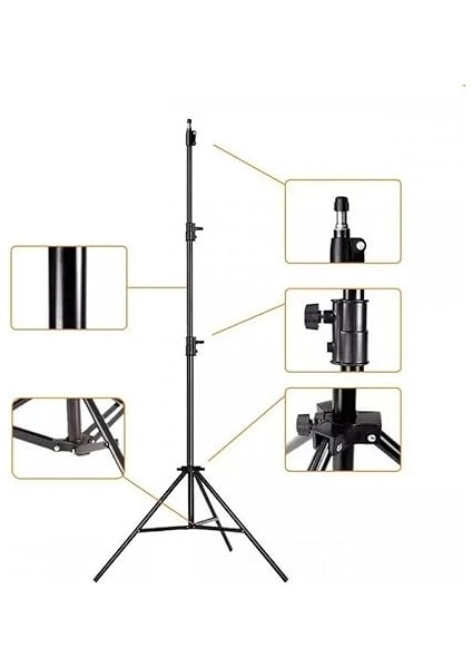 Tripod Kamera Işık Ayağı Döküm Demir 940GR Fotoğraf Makinesi Kamera 70 CM-210 cm Açılabilir Katlanabilir Tripod Yayıncı Vlog Youtuber Işık Tripod Ayağı TR8806 fiyatları