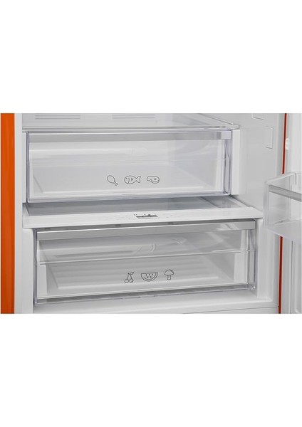 Retro NFK37011 Turuncu Buzdolabı fırsatları