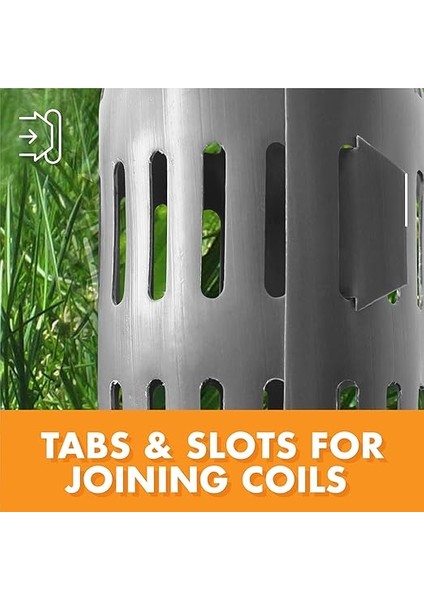 Easyflex Plastik Ağaç Gövde Koruyucu, 12 Adet, Gri (1131-12C) fırsatları