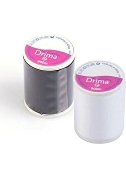 Dikiş İpliği Seti 100% Polyester Siyah ve Beyaz Renkli 2 Adet Dayanıklı Kullanım modelleri