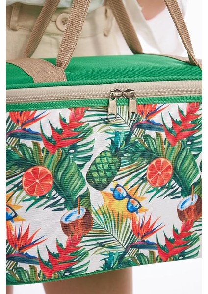 22 Litre Kapasiteye Sahip Mavi Yeşil Termal Termos Çanta Sepeti Sıcak-Soğuk Koruma Aksesuar fiyatları